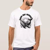 Onze oceanen redden t-shirt (Voorkant)