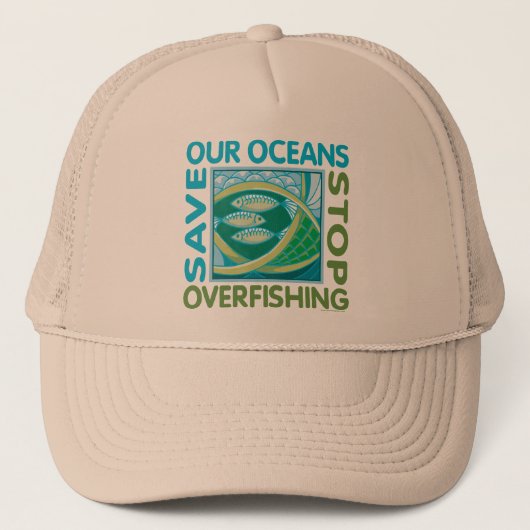 Onze oceanen redden trucker pet (Voorkant)