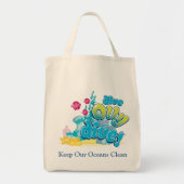 Onze oceanen schoon houden tote bag (Voorkant)