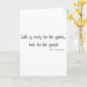 Onze offerte moet worden uitgegeven kaart (Gele Bloem)