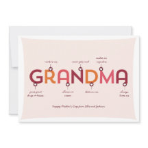 Onze oma is... Wenskaart voor Moederdag