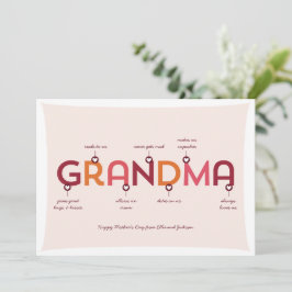 Onze oma is... Wenskaart voor Moederdag Kaart