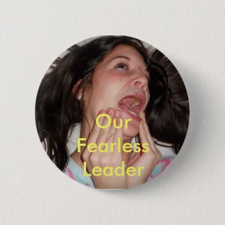 Onze onverdiende leider ronde button 5,7 cm