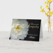 Onze oprechte sympathie kaart (Gele Bloem)