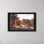 Onze oude molen', George Innes_Landschappen Canvas Afdruk (Voorkant)