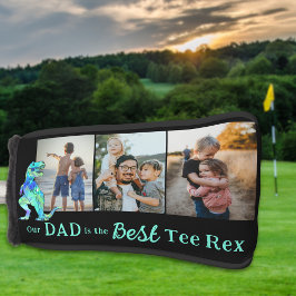 Onze papa is de beste T-shirt Rex 3 foto collage Golfheadcover