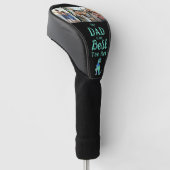 Onze Papa is de Beste Tee Rex 3 Foto Collage Golfheadcover (Schuin)