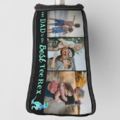 Onze papa is de beste Tee Rex 3 foto collage Golfheadcover (Draai 90)
