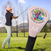 ONZE PAR-FECT MOM Photo Monogram Roze Golfheadcover