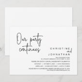 Onze partij gaat door met het weduwen van het Elop Kaart (Voorkant / Achterkant)