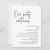 Onze partij gaat door met het weduwen van het Elop Kaart (Voorkant)