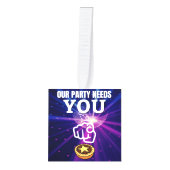 Onze partij heeft je nodig - gehakt taarten decoratie (Voorkant)