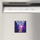 Onze partij heeft je nodig - gehakt taarten magneet (Insitu (Vaatwasser))