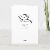 Onze Pastoor en de First Lady Bedankkaart (Achterkant)