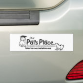 Onze PayPal-Bumpersticker Bumpersticker (Op auto)