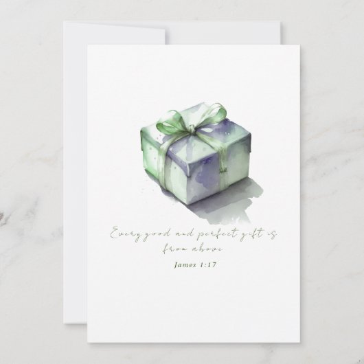 Onze Perfecte Cadeau Baby Aankondiging (Achterkant)