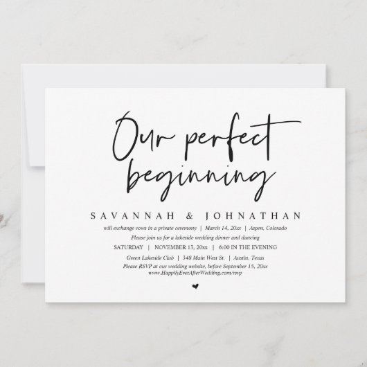 Onze perfecte startende, weddenschapsuitganger kaart (Voorkant)