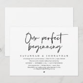 Onze perfecte startende, weddenschapsuitganger kaart (Voorkant / Achterkant)