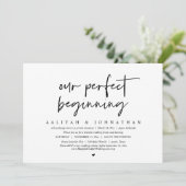Onze perfecte startende, weddenschapsuitganger kaart (Staand voorkant)