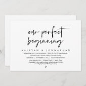 Onze perfecte startende, weddenschapsuitganger kaart (Voorkant / Achterkant)