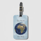 Onze planeet bagagelabel (Voorkant (verticaal))