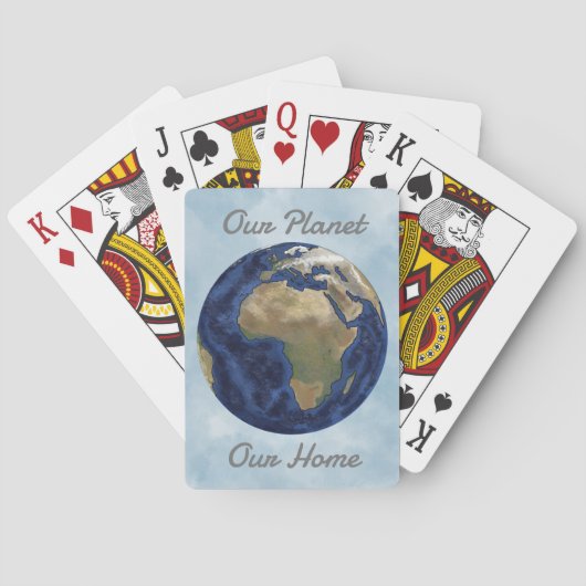 Onze planeet pokerkaarten (Achterkant)