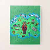 Onze planeet redden legpuzzel (Verticaal)