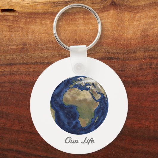 Onze planeet sleutelhanger (Achterkant)