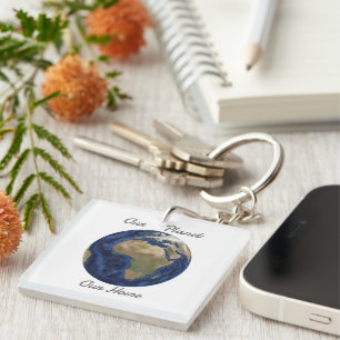 Onze planeet sleutelhanger