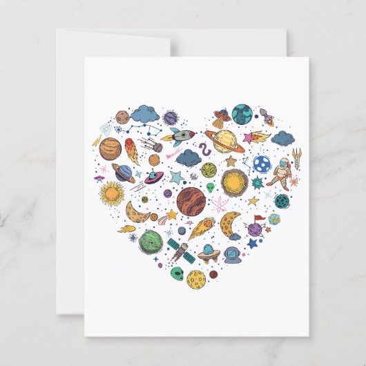Onze planeet van het Zonnestelsel, de Ruimte van h (Voorkant)