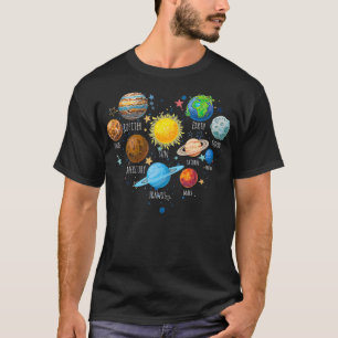 Onze planeet Wetenschap Onderwijs Ruimki T-shirt
