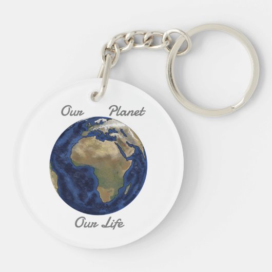 Onze Planet Sleutelhanger (Achterkant)