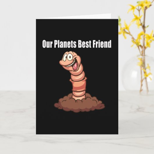 Onze planeten beste vriend kaart (Gele Bloem)