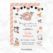 Onze pompoen meisjes Halloween verjaardag elk jaar Kaart