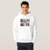 Onze prachtige familie 5 foto hoodie (Voorkant volledig)
