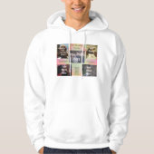 Onze prachtige familie 5 foto hoodie (Voorkant)