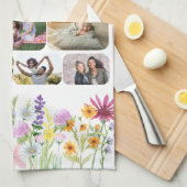 Onze prachtige familie  Wildflower 11 Foto Theedoek (Quarter Fold)