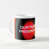 Onze presentatie voor functies koffiemok (Voorkant links)