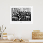 Onze Presidenten 1789 - 1881 Poster (Keuken)