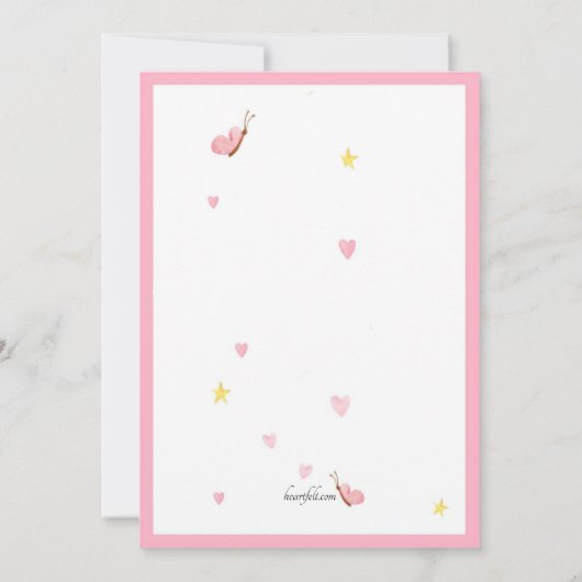 Onze prinses Foto Birthday Party uitnodigingen (Achterkant)