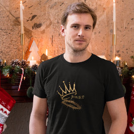 ONZE REDDER KING CHRISTELIJKE MANNEN T-SHIRT
