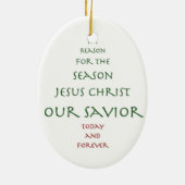 Onze reddingboom keramisch ornament (Achterkant)