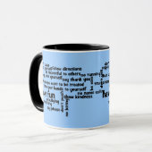 Onze regels voor schoolklaslokaal mok (Voorkant links)