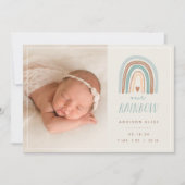 Onze regenboog | Aankondiging van de foto ter gebo (Voorkant)