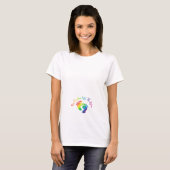 Onze regenboog na het Storm moederschap T-shirt (Voorkant volledig)