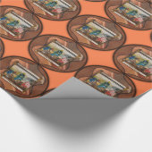 Onze regenboognatie cadeaupapier (Hoek)