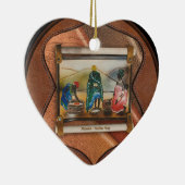 Onze regenboognatie keramisch ornament (Rechts)