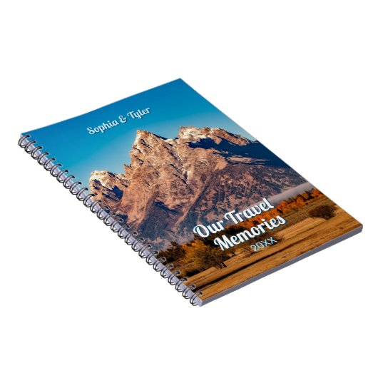 Onze reisherinneringen, DIY Names & Year, bergen Notitieboek (Rechterzijde)