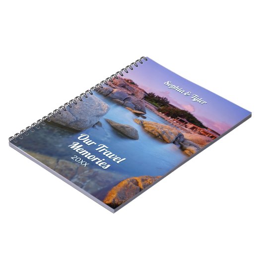 Onze reisherinneringen zijn een dagboek en een jaa notitieboek (Linkerzijde)