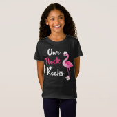 Onze Schattige Flamingo Cruise Kerstmis T-shirt (Voorkant volledig)